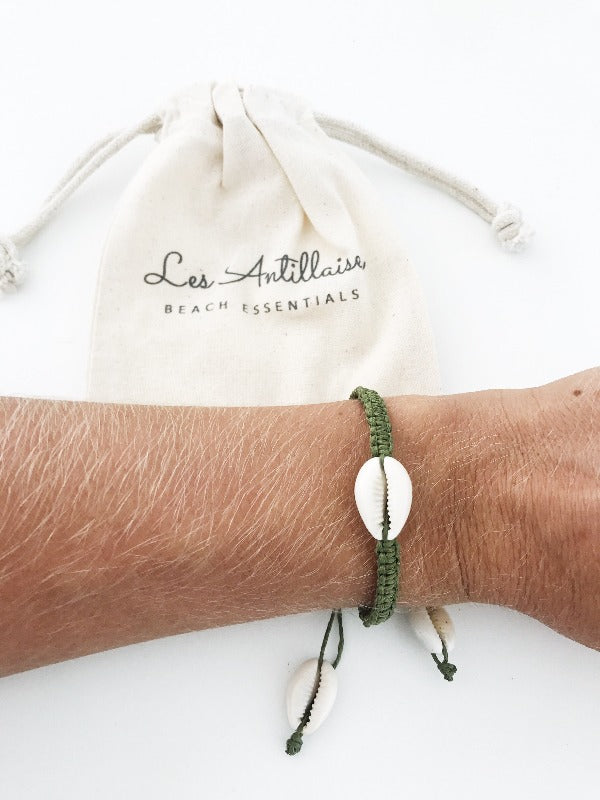 bracelet avec coquillage naturel