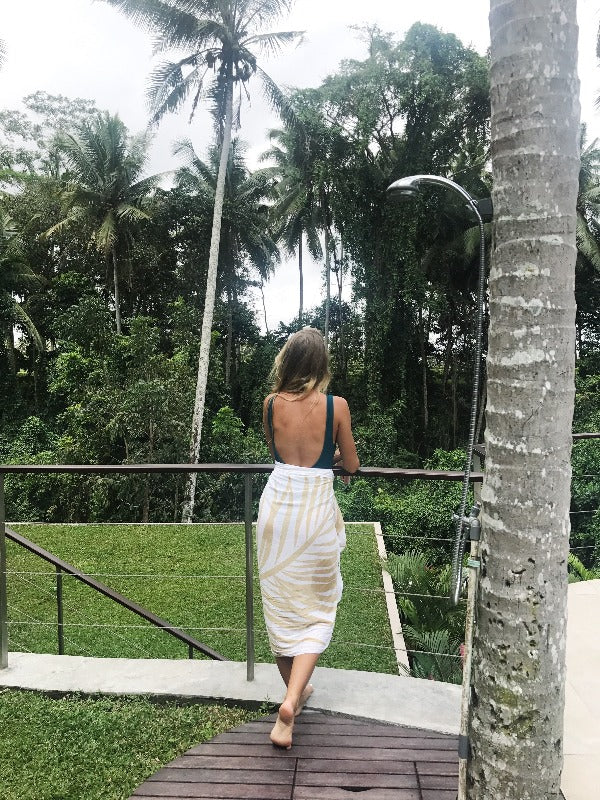 paréo feuilles de palmier