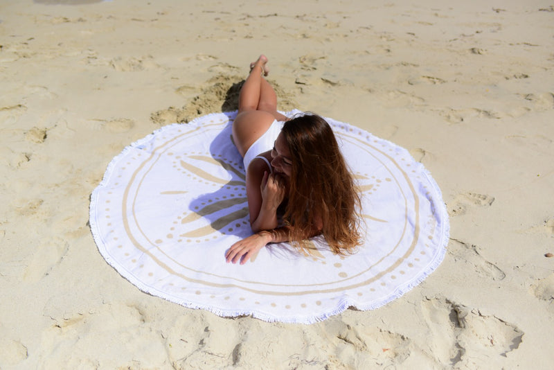 serviette de plage les antillaises dollar des sables